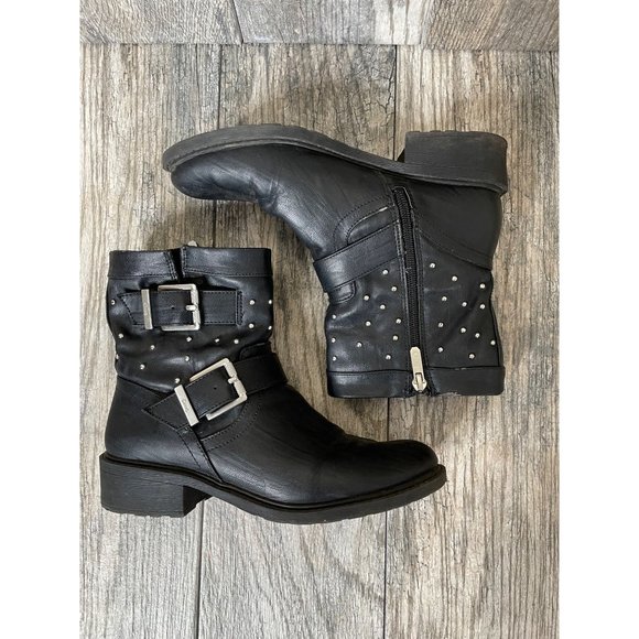 Sam Edelman CIRCUS Dannelly Studded Combat Ankle Boots Size Women Size 7 - Picture 5 of 13